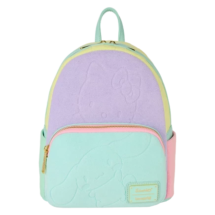 Мини-рюкзак Loungefly SDCC Hello Kitty и Friends махровый, разноцветный