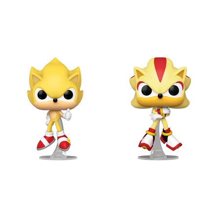 Funko Pop! Super Sonic и Super Shadow 2-Pack (в упаковке)