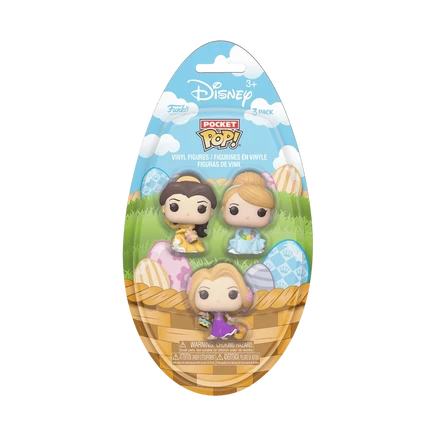 Набор Funko Pocket Pop! — Belle, Cinderella, Rapunzel