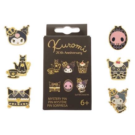 Булавка-загадка Loungefly Sanrio Kuromi, посвященная 20-летию Sanrio Kuromi.