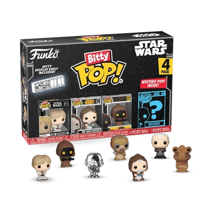 Коллекционные фигурки Funko Bitty Pop! Star Wars, набор из 4