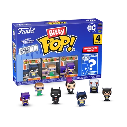 Набор фигурок Funko Bitty Pop! DC Comics, 4 шт.