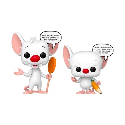 Набор фигурок Funko Pop Pinky and The Brain, светящийся