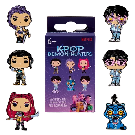 Loungefly Funko Pop! Автор: Loungefly KPop, заколка с таинственной коробкой охотников на демонов