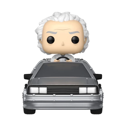 Коллекционная фигурка Funko Pop! Rides Doc с машиной времени, 13,2 см