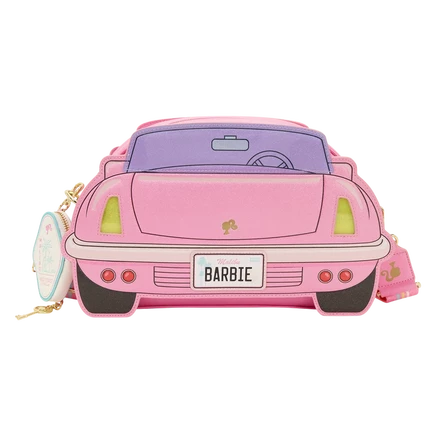 Сумка через плечо с подсветкой автомобиля Loungefly Barbie Corvette и мешочком для монет