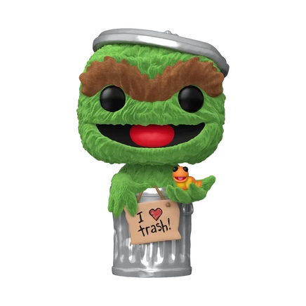 Фигурка Funko Pop! Oscar the Grouch флокированная