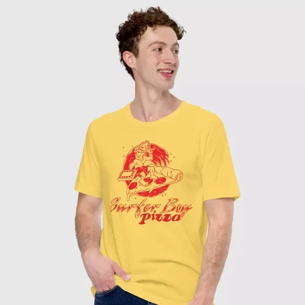 Футболка для пиццы от торговой лаборатории Stranger Things Surfer Boy