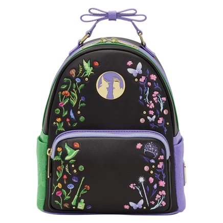 Мини-рюкзак Loungefly Wicked Glinda & Elphaba с цветочным узором и кружевом