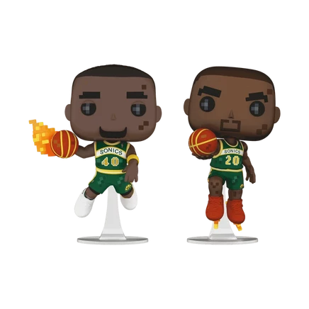 Фигурки Funko Pop! 8‑Bit Shawn Kemp и Gary Payton, 2 шт.