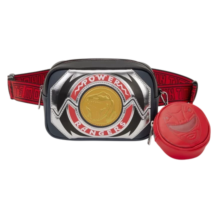 Сумка-слинг Loungefly Power Rangers через плечо с мешочком для монет