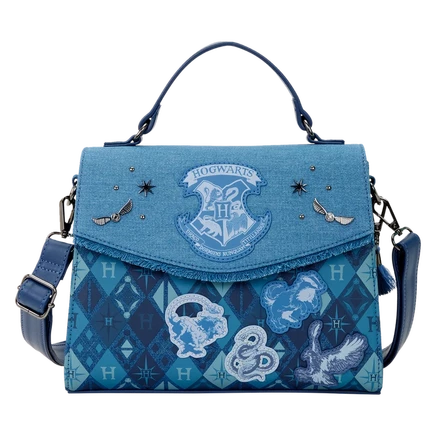 Джинсовая сумка через плечо Loungefly Harry Potter Hogwarts из джинсовой ткани