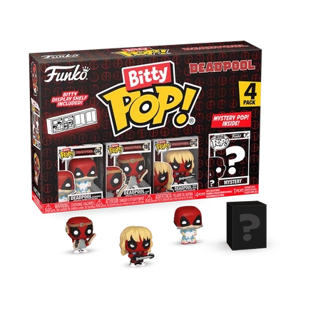 Набор фигурок Funko Bitty Pop Deadpool Series 4, 4 шт.