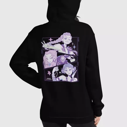 Толстовка с капюшоном HUNTR/X от Merch Lab KPop Demon Hunters