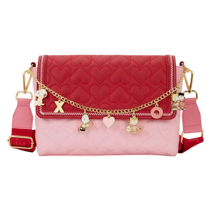 Сумка через плечо Loungefly Peanuts Snoopy Valentine's Day Charm
