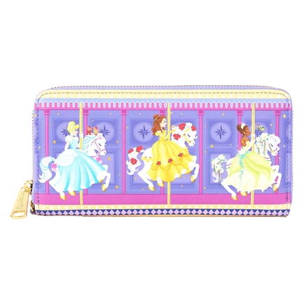 Кошелек Loungefly Disney Princess Carousel на ремешке