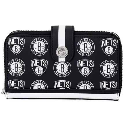 Кошелек Loungefly NBA Brooklyn Nets на молнии