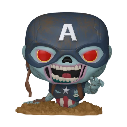 Фигурка Funko Pop Зомби Капитан Америка, восстающий