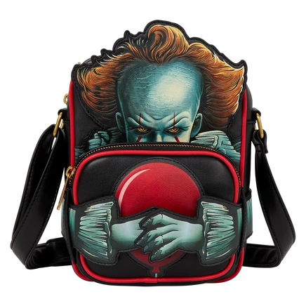 Loungefly IT Pennywise Crossbuddies® Косплей-сумка через плечо с мешочком для монет