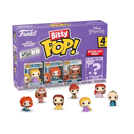 Набор фигурок Funko Bitty Pop Disney Princess, 4 шт.