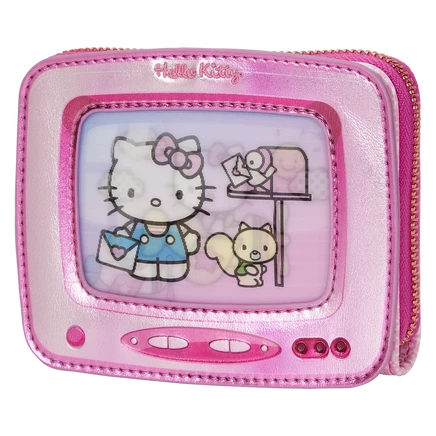 Кошелек Loungefly Hello Kitty Vintage TV с лентикулярной вставкой