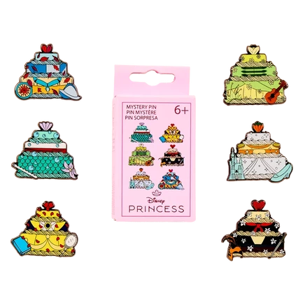 Пин Loungefly Disney Princess Couple Cakes в сюрприз-упаковке