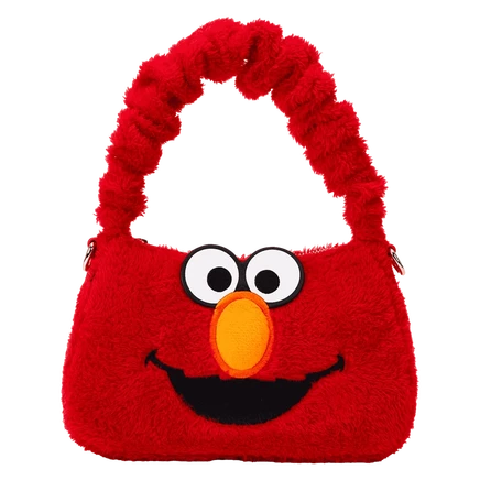 Сумка через плечо Loungefly Sesame Street Elmo плюшевая