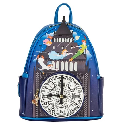 Мини-рюкзак Loungefly Peter Pan Clock, светящийся в темноте