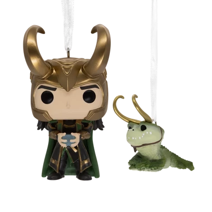 Ёлочный орнамент Funko Loki и Alligator Loki