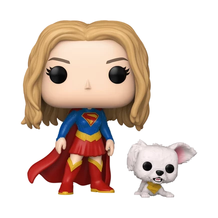 Виниловая фигурка Funko Pop! Супергёрл с щенком Крипто