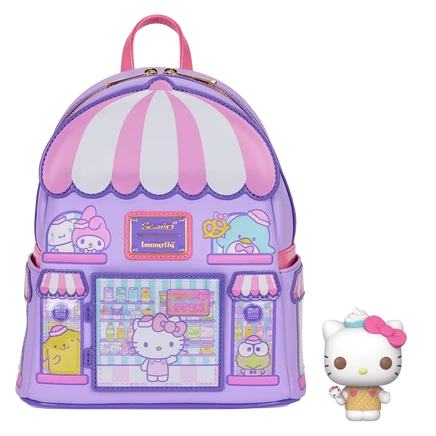 Рюкзак Loungefly лимитированный Sanrio с фигуркой Hello Kitty