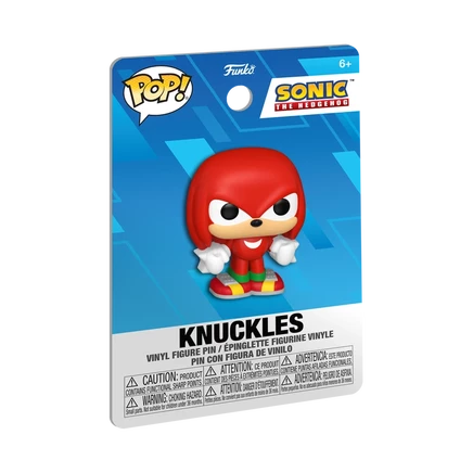 Значок Funko Pop Knuckles the Echidna виниловый, 6,4 см
