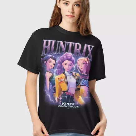 Футболка HUNTR/X Heartthrob Tee no_color от Merch Lab KPop для охотников на демонов