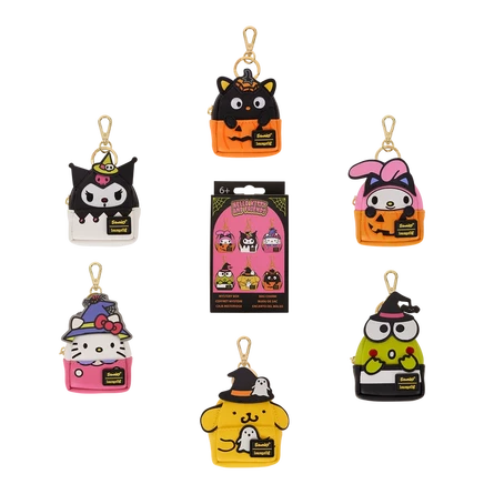 Лимитированный брелок-мини-рюкзак Loungefly Sanrio Halloween