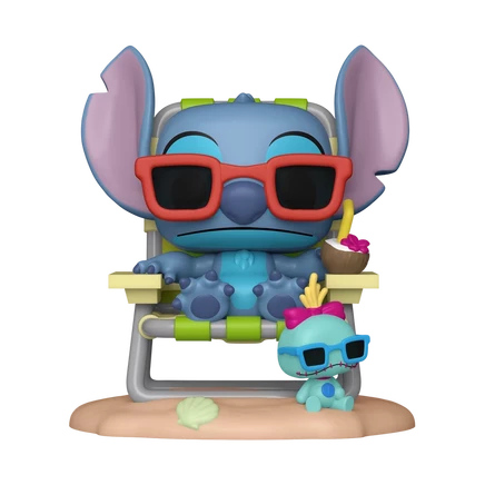 Фигурка Funko Pop Stitch в шезлонге, 12,2 см