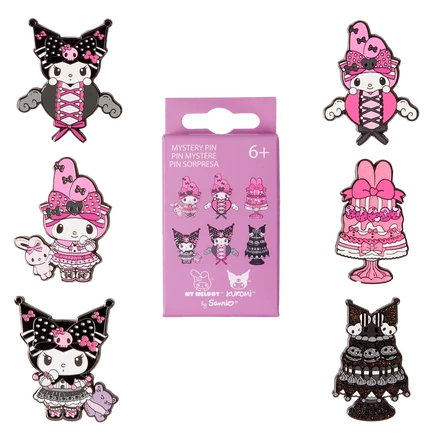Значок loungefly sanrio my melody и kuromi, сюрприз