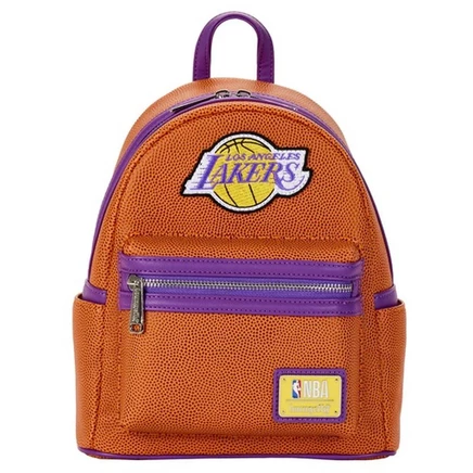 Мини-рюкзак с баскетбольным логотипом Loungefly NBA Los Angeles Lakers