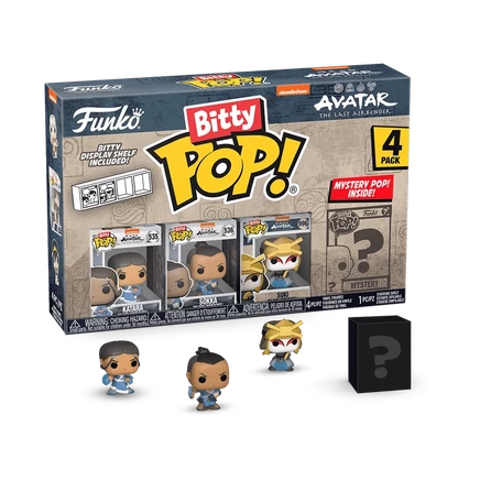 Набор Funko Bitty Pop! «Аватар: Легенда об Аанге», 4 шт.