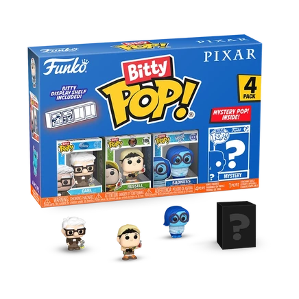 Набор Funko Bitty Pop Pixar, 4 фигурки, 2,3 см