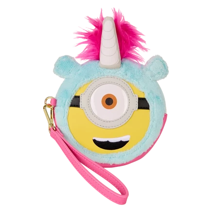 Женский кошелек Loungefly Minions «Fluffy Unicorn», плюшевый