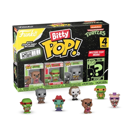 Набор фигурок Funko Bitty Pop Черепашки-ниндзя, 4 шт