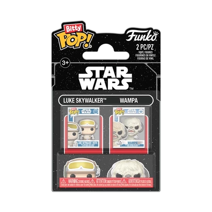 Фигурки Funko Bitty Pop Luke Skywalker и Wampa, набор 2 шт.