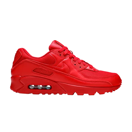 Мужские кроссовки Nike Air Max 90 Triple Red, красные