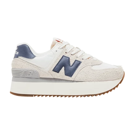 Женские кроссовки New Balance 574+, кремовые
