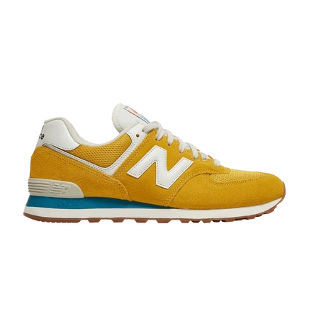 Кроссовки New Balance 574, золотистые