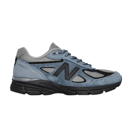Кроссовки New Balance 990v4 Made in USA Arctic Grey Black, серо-черные
