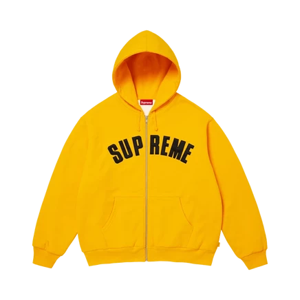 Мужское худи Supreme Arc на молнии, золотое