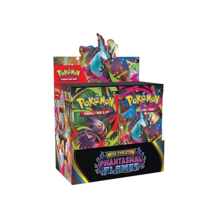 Бустер-бокс Pokémon Mega Evolution: Phantasmal Flames, 36 бустеров, разноцветный