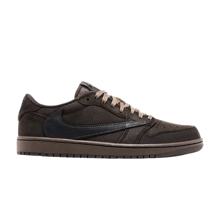 Кроссовки Air Jordan Travis Scott 1 Retro Low OG SP, коричневые
