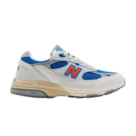 Кроссовки New Balance 993 Kith x MSG, сине-оранжевые
